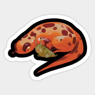 Unlikely Friends Salamander & Garden Slug Sticker